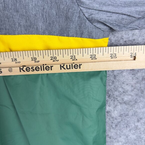 Tampa Bay Rowdies Official Jacket Windbreaker M Hooded Crest Green/Grey/Yellow - Picture 10 of 12